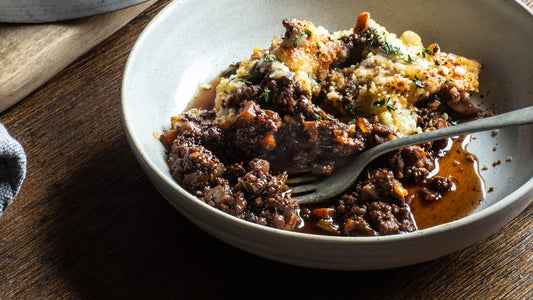 Kangaroo Shepherd's Pie with Vegemite Gravy