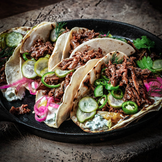 Slow Roasted Mexican-Style Goat Tacos
