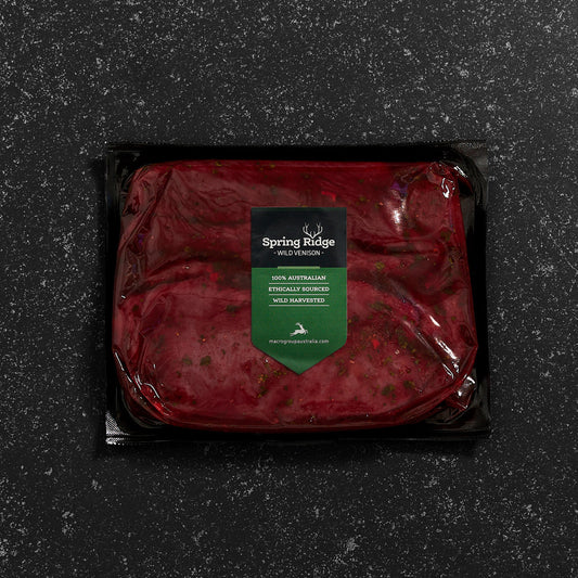 Spring Ridge Red Wine & Garlic Venison Steak