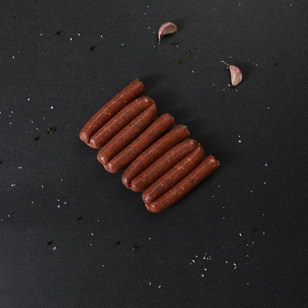 Wild Goat, Honey, Mint, Rosemary Sausages