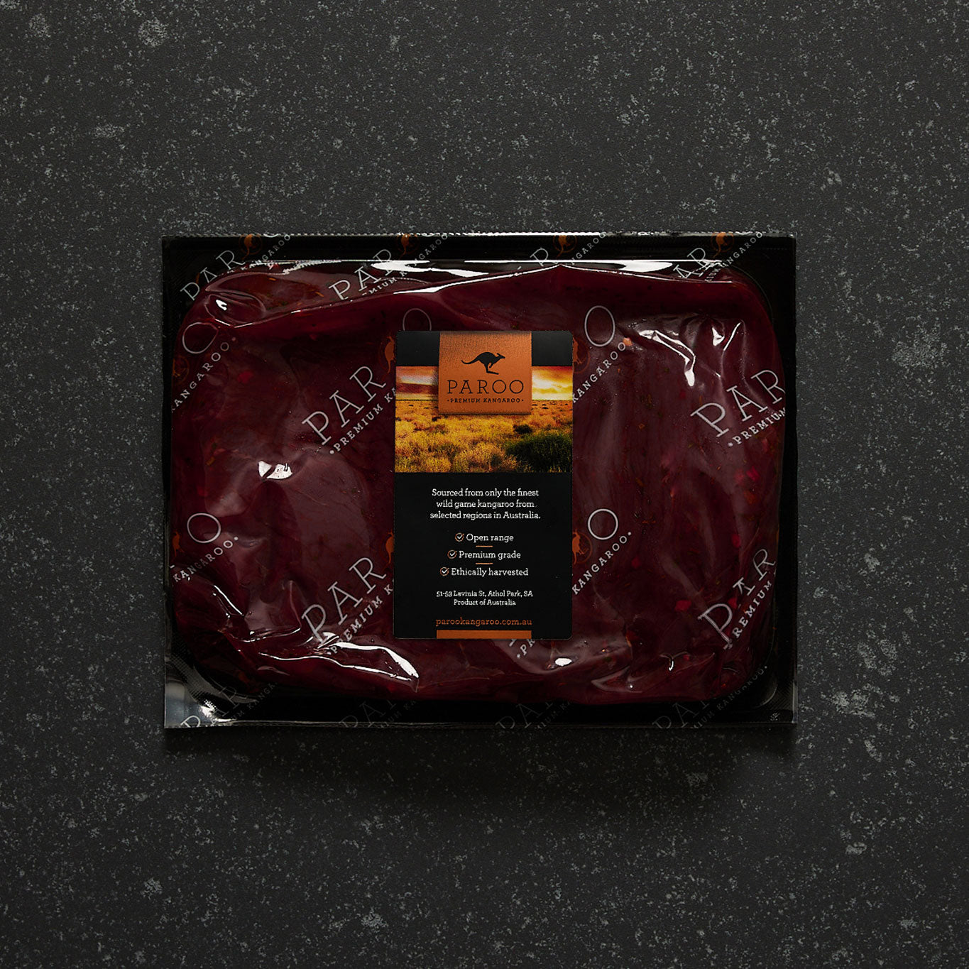 Kangaroo BBQ Plum Marinated Steak