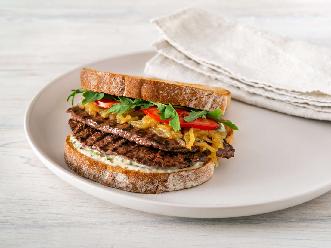 Kangaroo Steak Sandwich