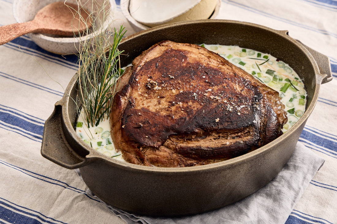 Native Lemongrass Poached Wild Boar Roast