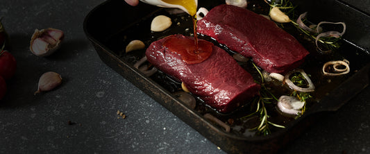 Venison Fillet with Mushroom Sauce