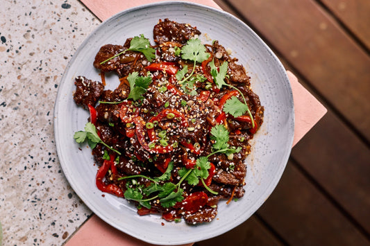 Crispy Chilli Kangaroo Stir Fry