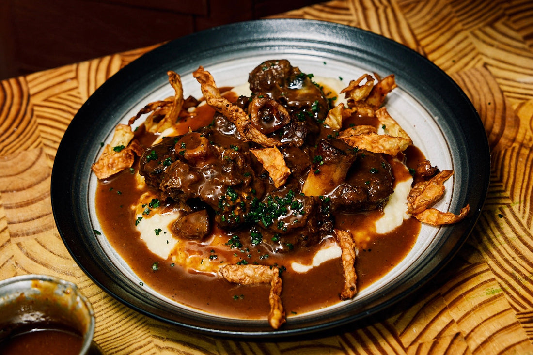 Wild Venison Osso Bucco with Mash