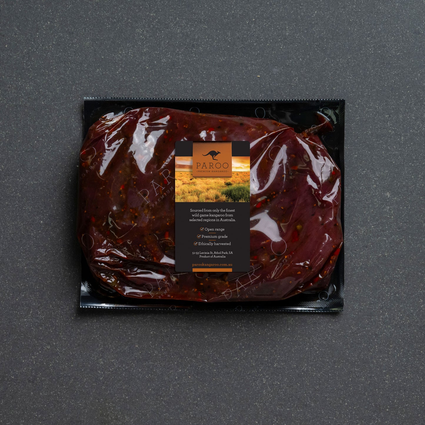 Kangaroo Pepper Steak