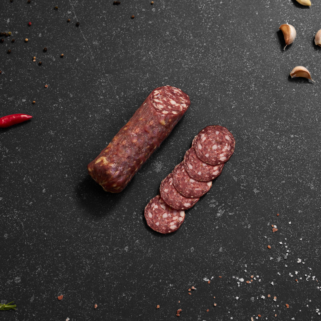 Wild Venison Salami (spicy)