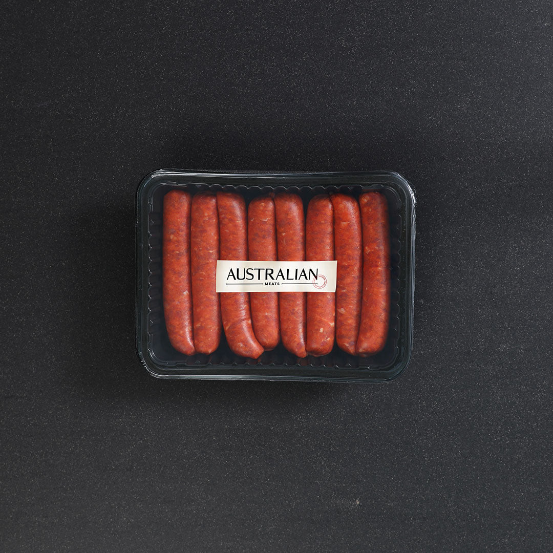 Wild Goat Smoky Chilli Sausages Australian Meats Wild Goat Smoky Chilli Sausages Australian Meats