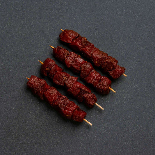 Wild Venison Souvlaki Skewers