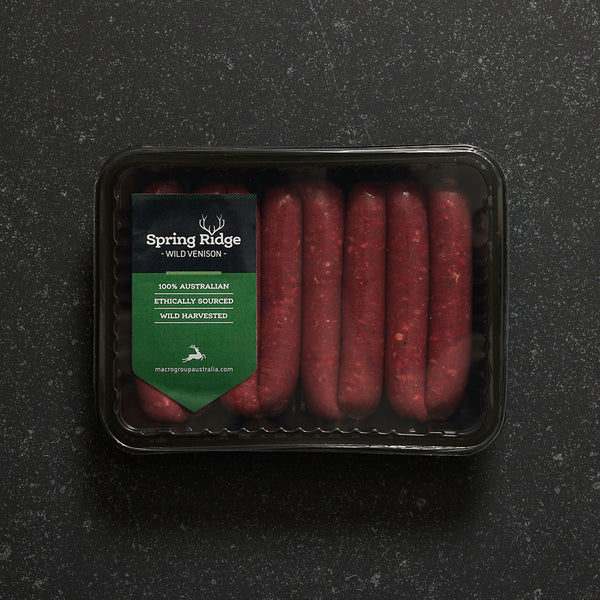 Spring Ridge Venison Sausages Australian Meats